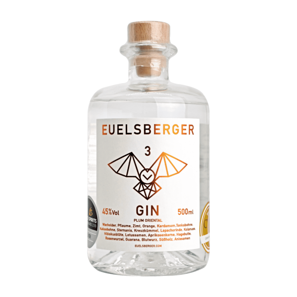 Euelsberger Gin No. 3  (Plum Oriental) mit 45% vol.