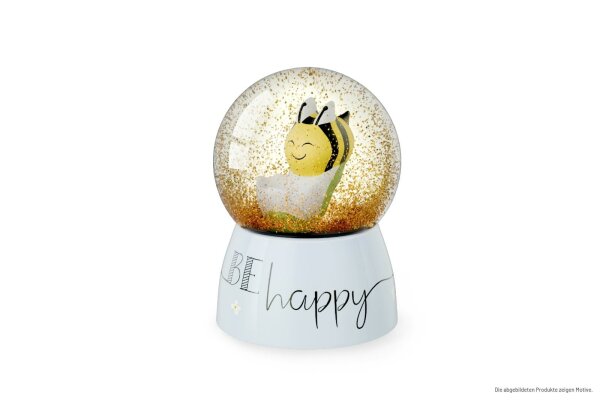 Glitzerkugel Biene