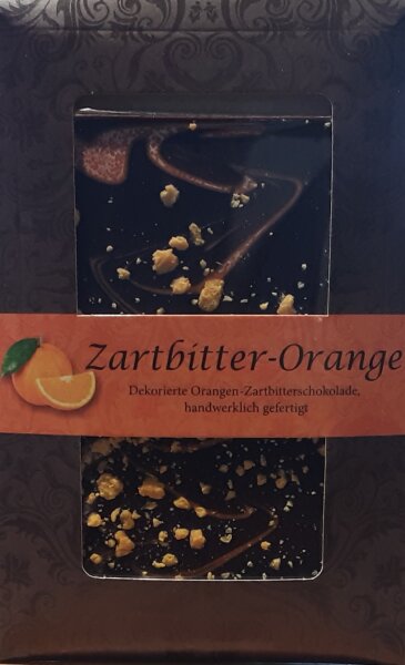 Zartbitter-Orange Fritz Kunder Design Tafel 50g