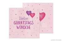 Serviette -  Geburtstagswünsche - 20 Stk.