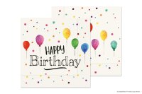 Serviette -  Happy Birthday - 20 Stk.