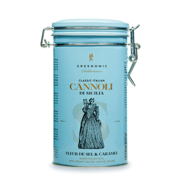 Fleur de Sel & Caramel Tin Cannoli di Sicilia 200g