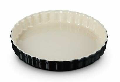 Tarteform 28 cm Schwarz glänzend