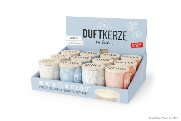 Duftkerze für Dich :-)  in verschiedenen Designs
