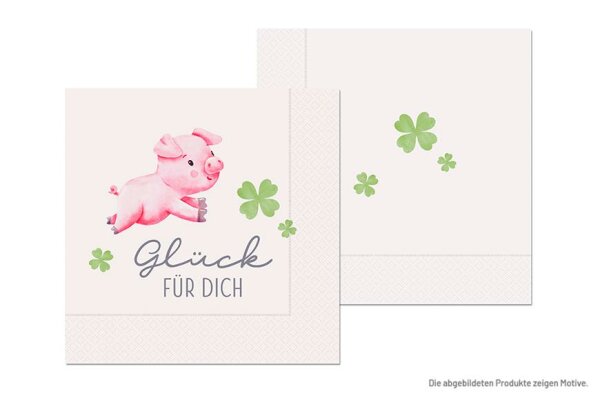 Serviette -  Glück - 20 Stk.