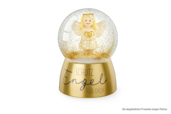 Glitzerkugel Engel