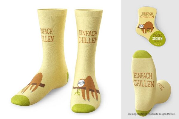 Zaubersocken Faultier