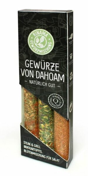 Gewürze von Dahoam - 3er Vitro, Naturmanufaktur Rinama