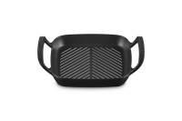 Outdoor Grillpfanne quadratisch 26cm schwarz matt