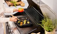 Outdoor Grillpfanne quadratisch 26cm schwarz matt
