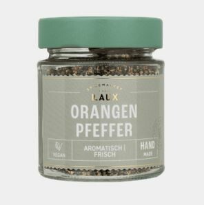 Orangen-Pfeffer Würzige Mischung - 65g Glas