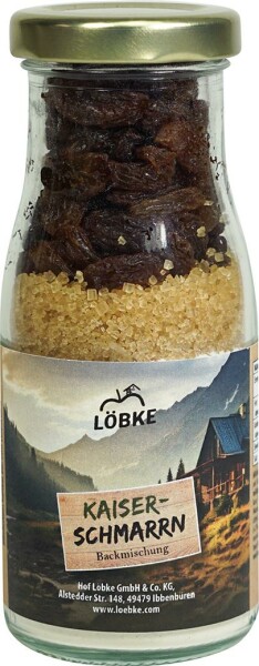 Backmischung Kaiserschmarm in der Schraubflasche