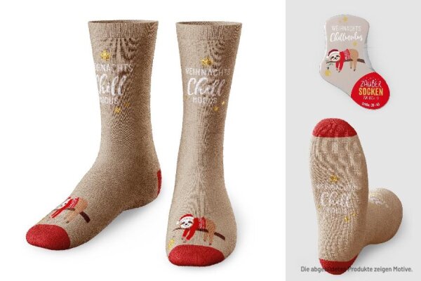 Zaubersocken X-Mas Frauen Chiller