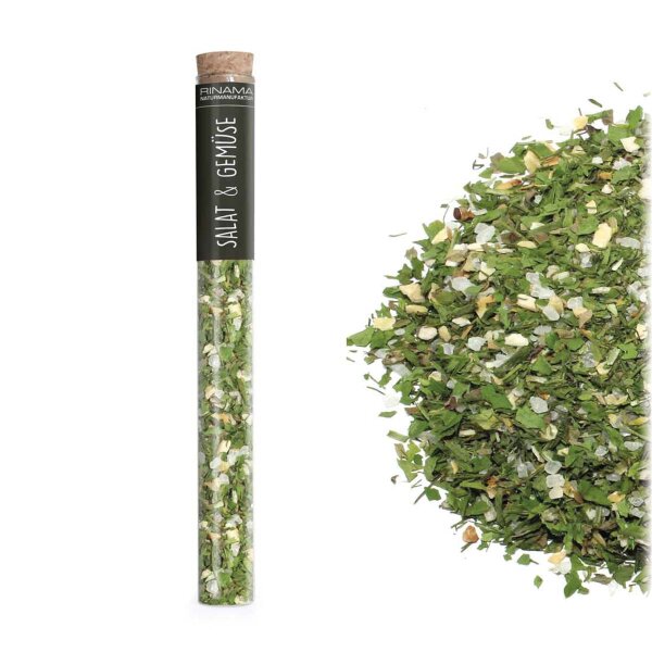 Salat & Gemüse Salz 14g /Glaszylinder, Rinama