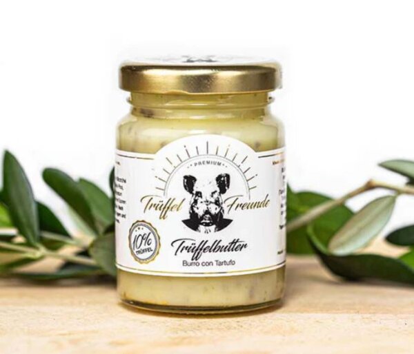 Trüffelbutter mit 10% Trüffelanteil im 75g Glas, Trüffel-Freunde