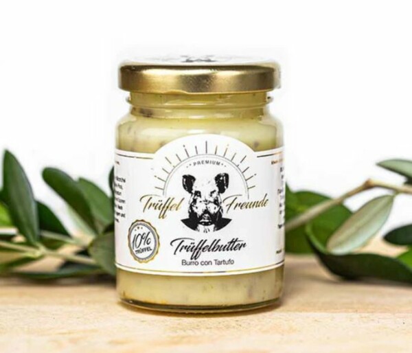 Trüffelbutter mit 10% Trüffelanteil im 75g Glas