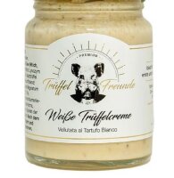 Weiße Trüffelcreme & weißem...