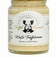 Weiße Trüffelcreme & weißem...