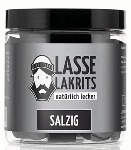 Lakritz Salzig von Lasse Lakrits 165g