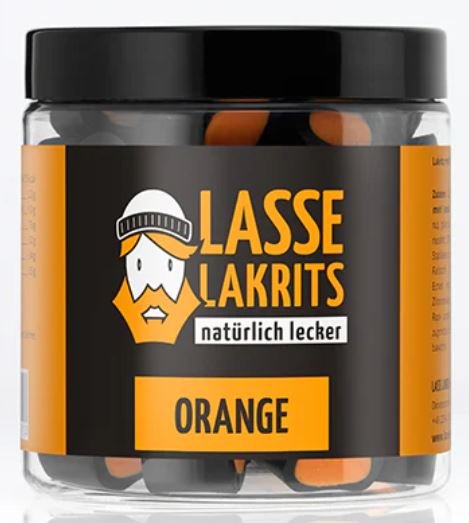 Lakritz Orange von Lasse Lakrits 165g