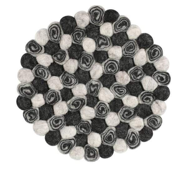 Untersetzer Lana Antracite rund