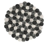 Untersetzer Lana Antracite rund