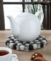 Untersetzer Lana Antracite rund