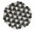 Untersetzer Lana Antracite rund