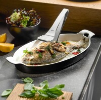 Servierplatte mit Zange PRESENTO