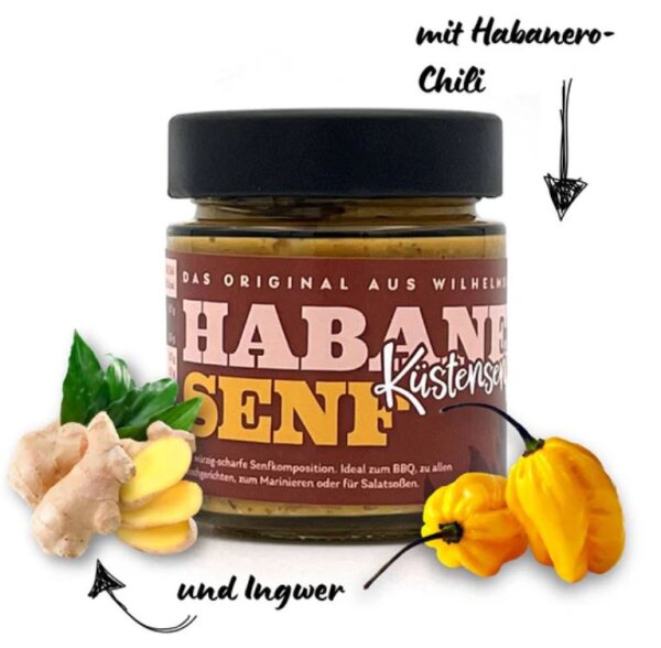 Habanerosenf aus der Küstensenf Manufaktur