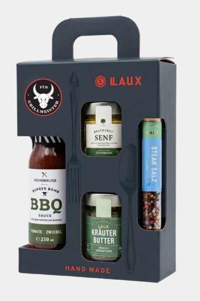 BBQ Set "Für Grillmeister" Geschenkset