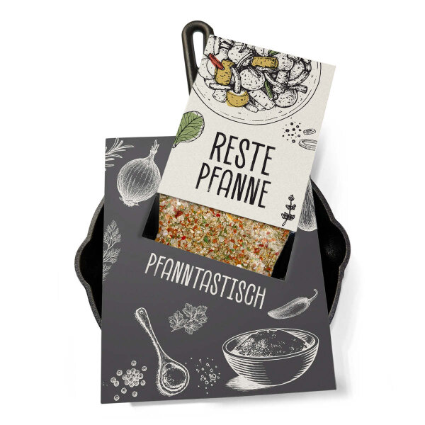 Pfanntastisch "Reste-Pfanne" Gusseisenpfanne