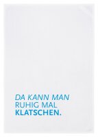 Da kann man ruhig mal Klatschen .... - Geschirrtuch