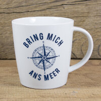 Großer Porzellanbecher "Bring mich ans...