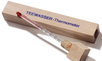 Teewasser Thermometer in Holzverpackung