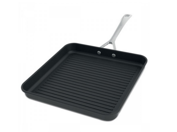 Aluminium Grillpfanne quadratisch 28 cm