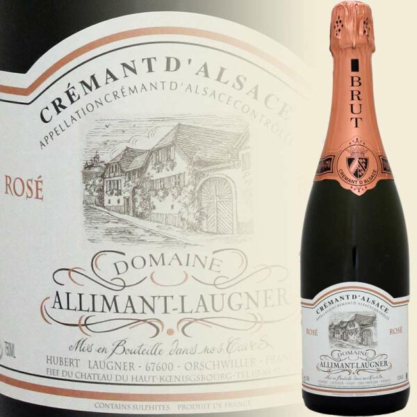 Cremant dAlsace Rose Brut Domaine Allimant-Laugner