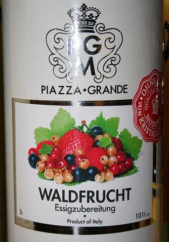 Piazza Grande Waldfrucht Essigzubereitung