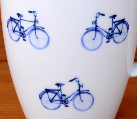Blaue Fahrräder Design - mit Produktauswahl