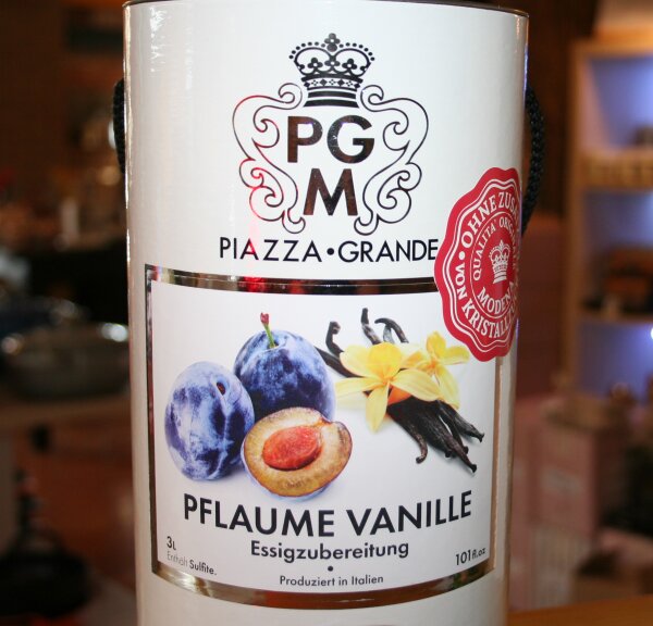 Piazza Grande Pflaume Vanille Essigzubereitung 500 ml