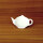 Teeporzellan schlicht weiß mit Produktauswahl Teebeutelablage