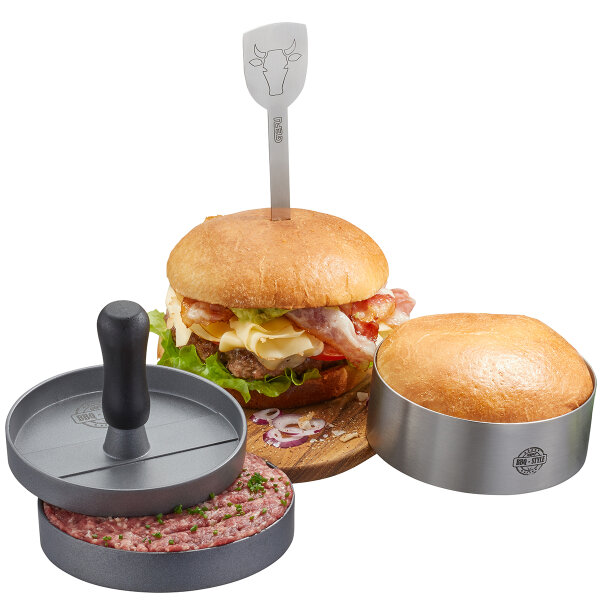 Burger-Set BBQ, 3-teilig