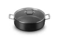 Aluminium Schmorpfanne 30 cm mit 2 Griffen und Deckel